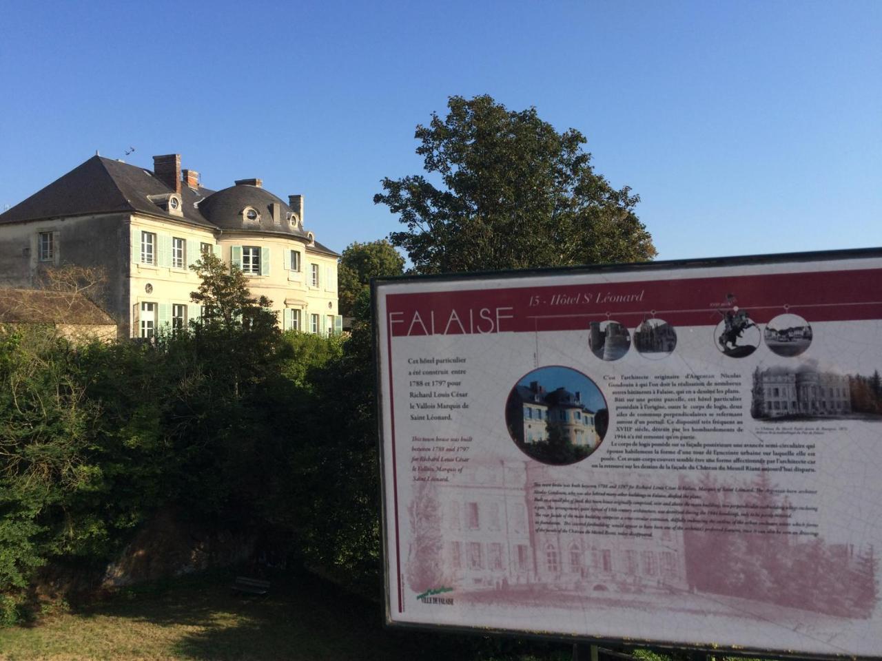 Bed and Breakfast Castel Saint-Léonard Falaise  Esterno foto